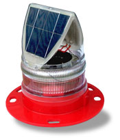 Crane Obstruction Light L-810 Obstruction Tower Lighting FAA Type L-810 Aviation Obstruction Light Solar Powered